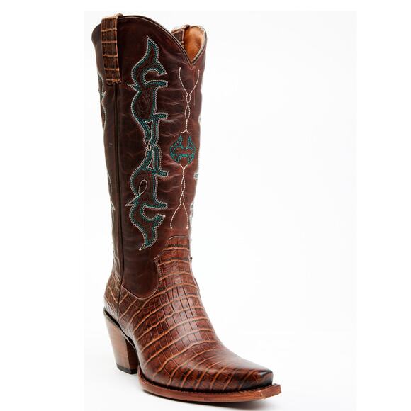 Idyllwind Fueled by Miranda Lambert Shoes - Ldyllwind Women's Frisk Me Printed Leather Western Snip Toe Boots Size 9